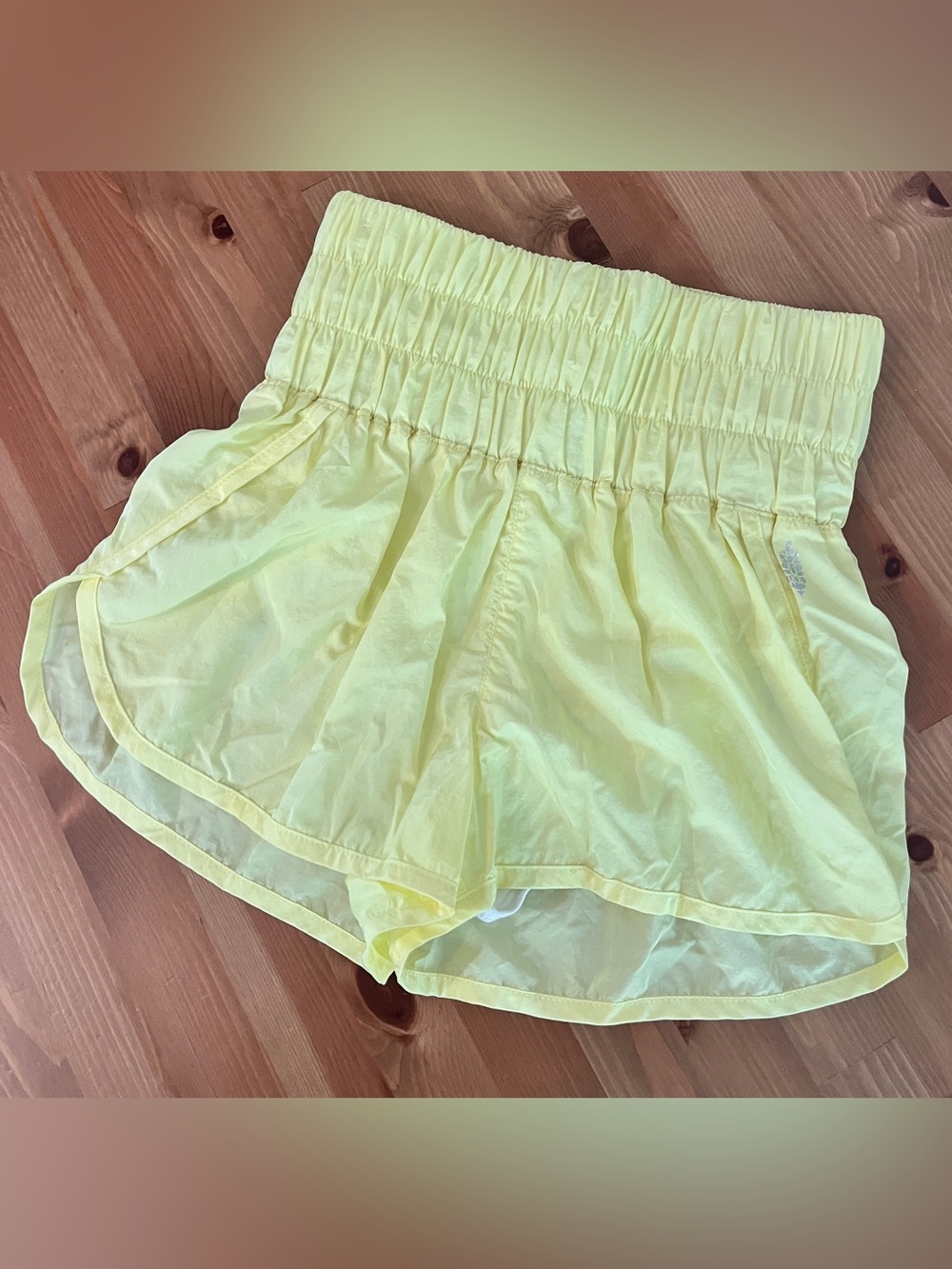 Free People movement small yellow Shorts
